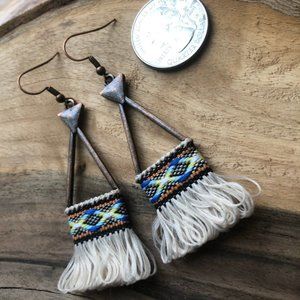 Tassel Lightweight Bronze Earrings- Boho Style